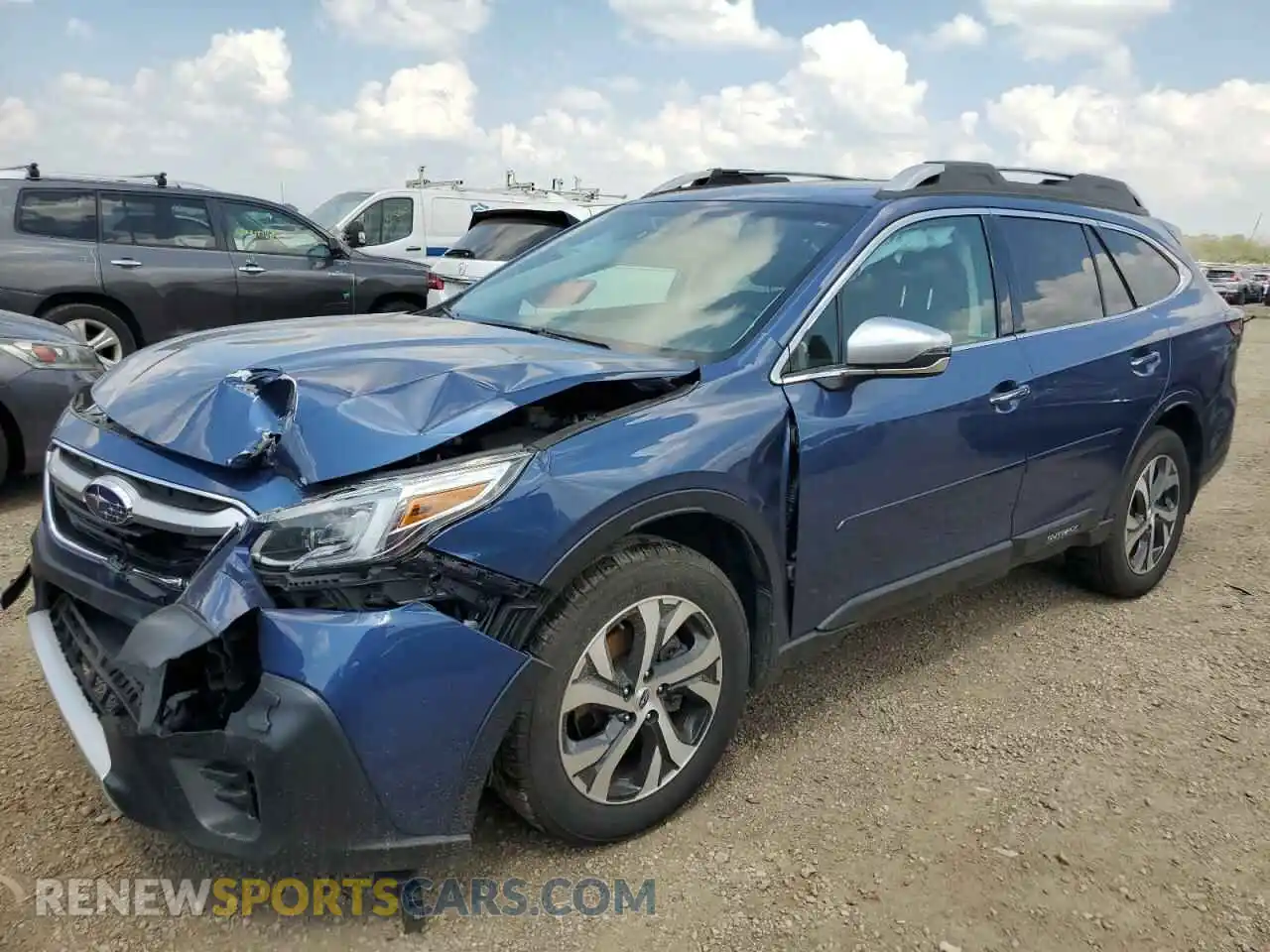 1 Photograph of a damaged car 4S4BTAPC4M3115240 SUBARU OUTBACK 2021
