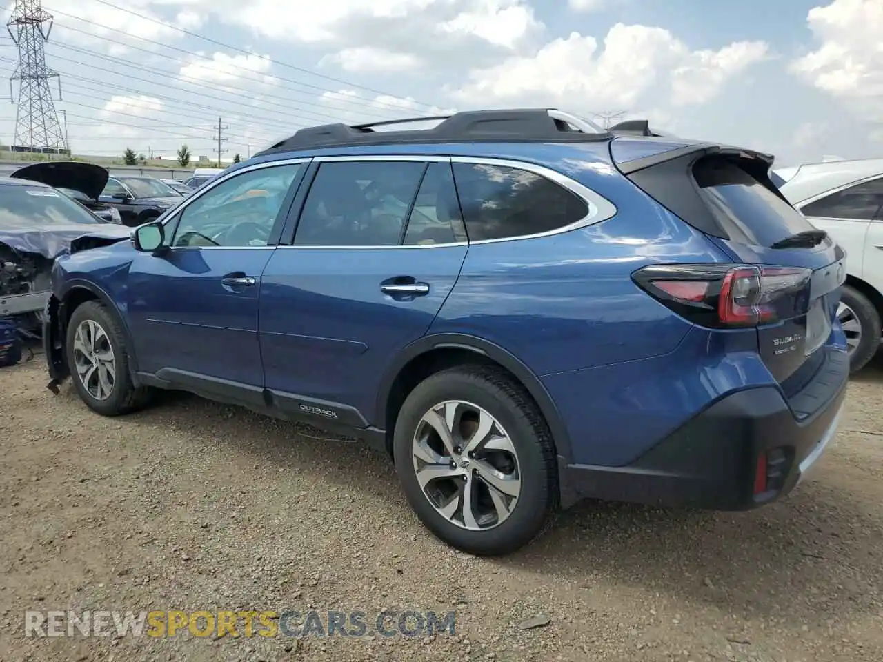 2 Photograph of a damaged car 4S4BTAPC4M3115240 SUBARU OUTBACK 2021