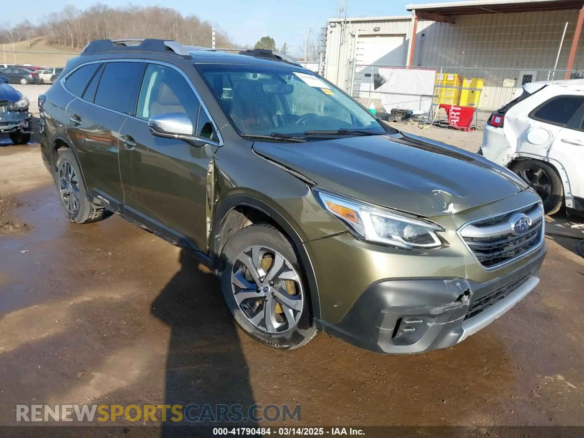 1 Photograph of a damaged car 4S4BTAPC4M3157648 SUBARU OUTBACK 2021