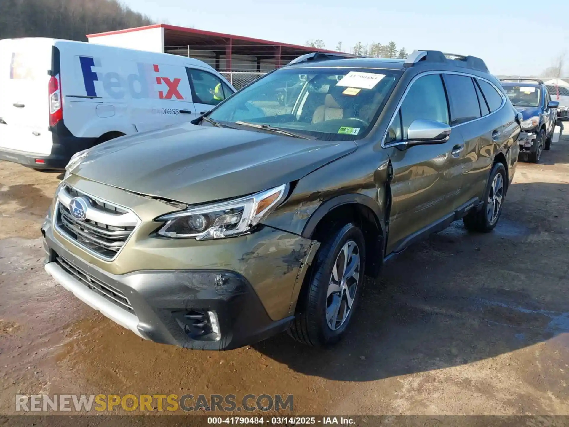 2 Photograph of a damaged car 4S4BTAPC4M3157648 SUBARU OUTBACK 2021