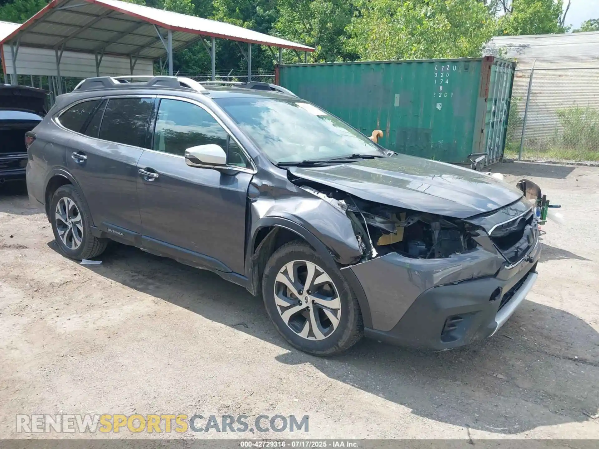 1 Photograph of a damaged car 4S4BTAPC5M3125176 SUBARU OUTBACK 2021