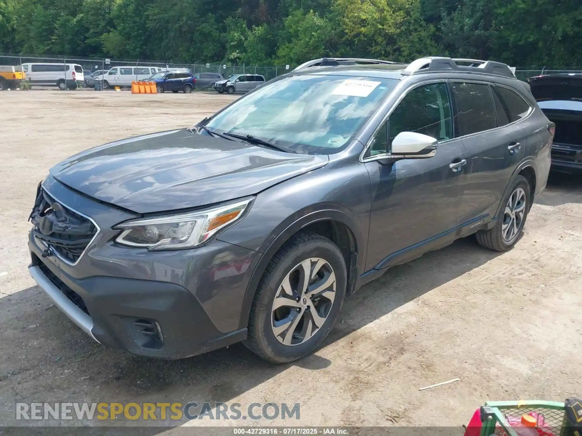 2 Photograph of a damaged car 4S4BTAPC5M3125176 SUBARU OUTBACK 2021