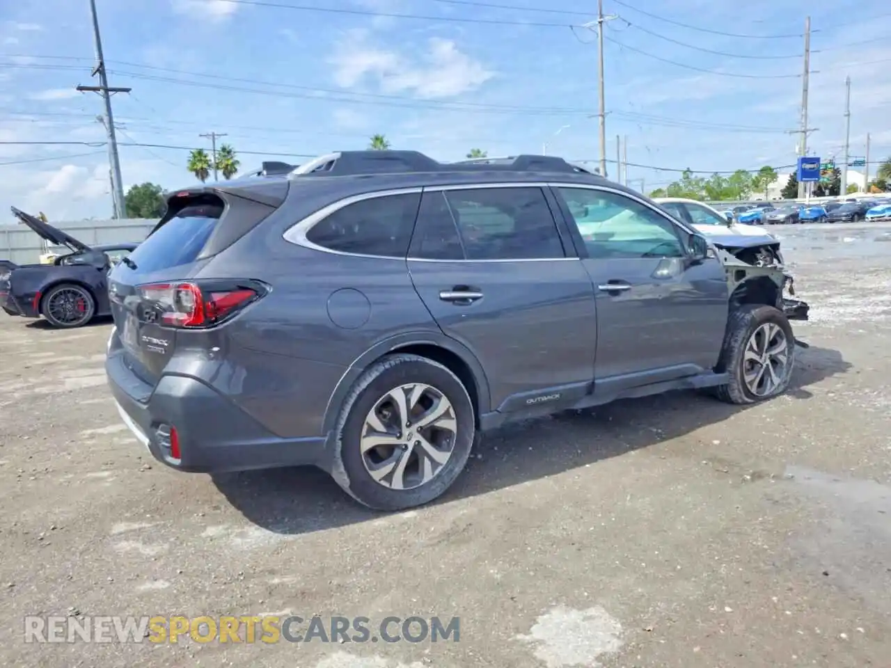 3 fotografías del automóvil dañado 4S4BTAPC7M3164691 SUBARU OUTBACK 2021
