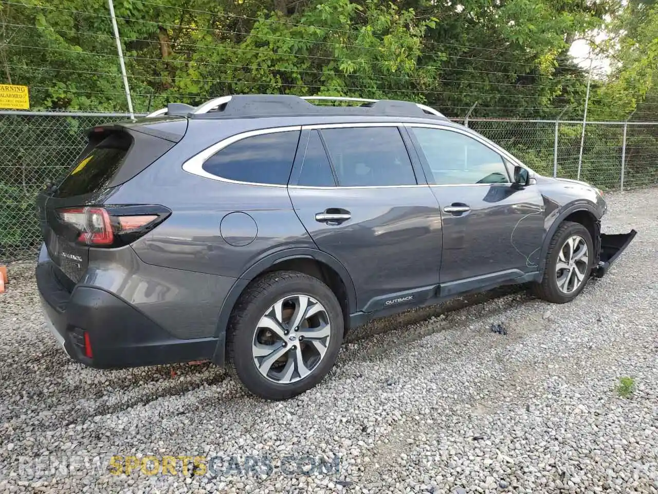 3 Photograph of a damaged car 4S4BTAPC8M3137466 SUBARU OUTBACK 2021