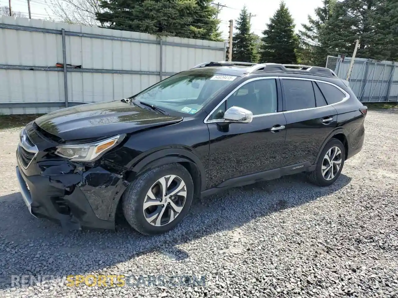 1 Photograph of a damaged car 4S4BTAPC9M3106971 SUBARU OUTBACK 2021