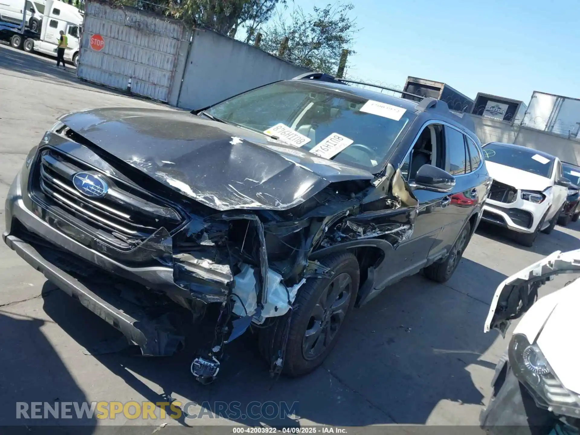 2 Photograph of a damaged car 4S4BTGJD5M3109435 SUBARU OUTBACK 2021