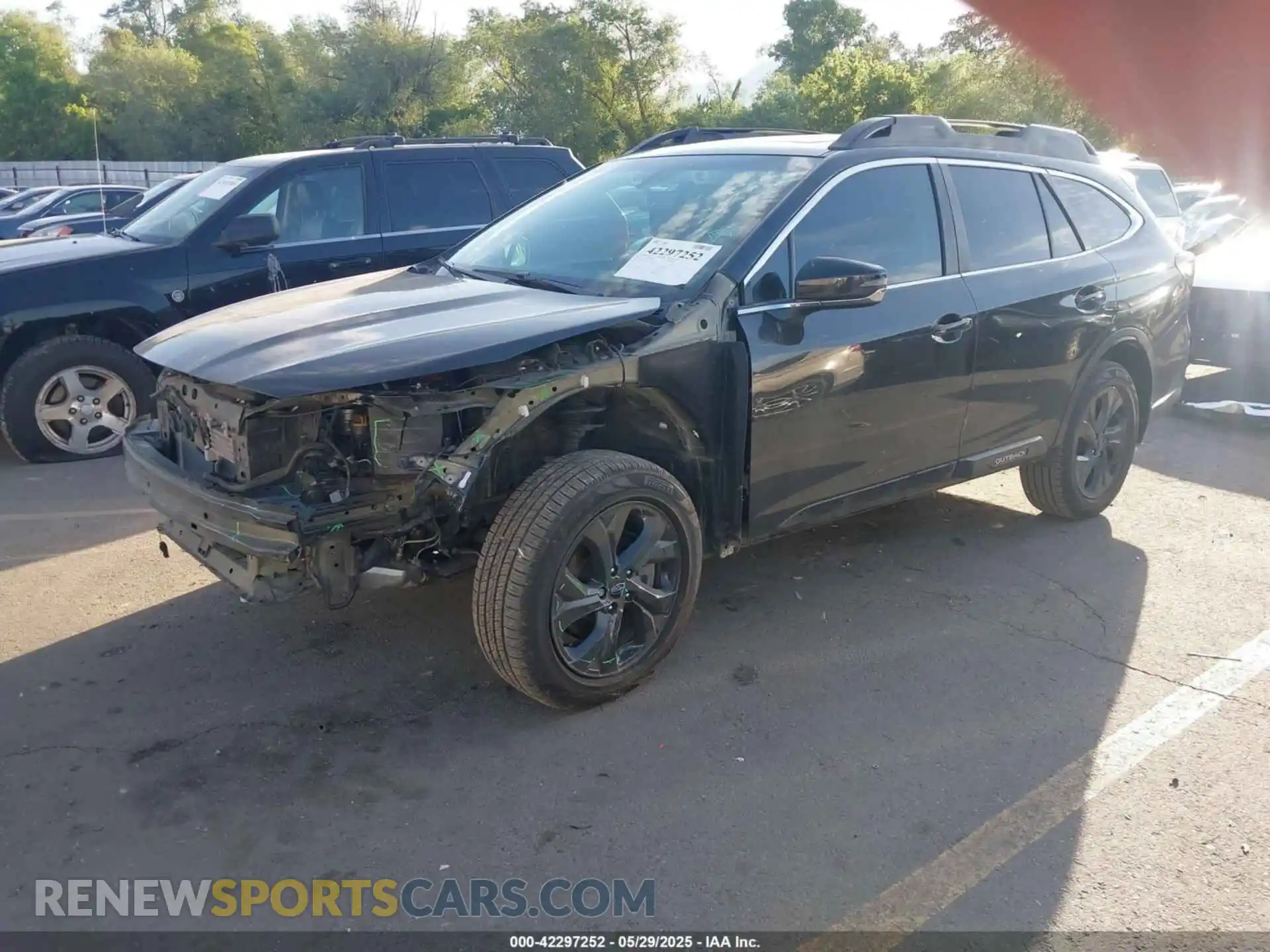 2 fotografías del automóvil dañado 4S4BTGLD1M3142011 SUBARU OUTBACK 2021