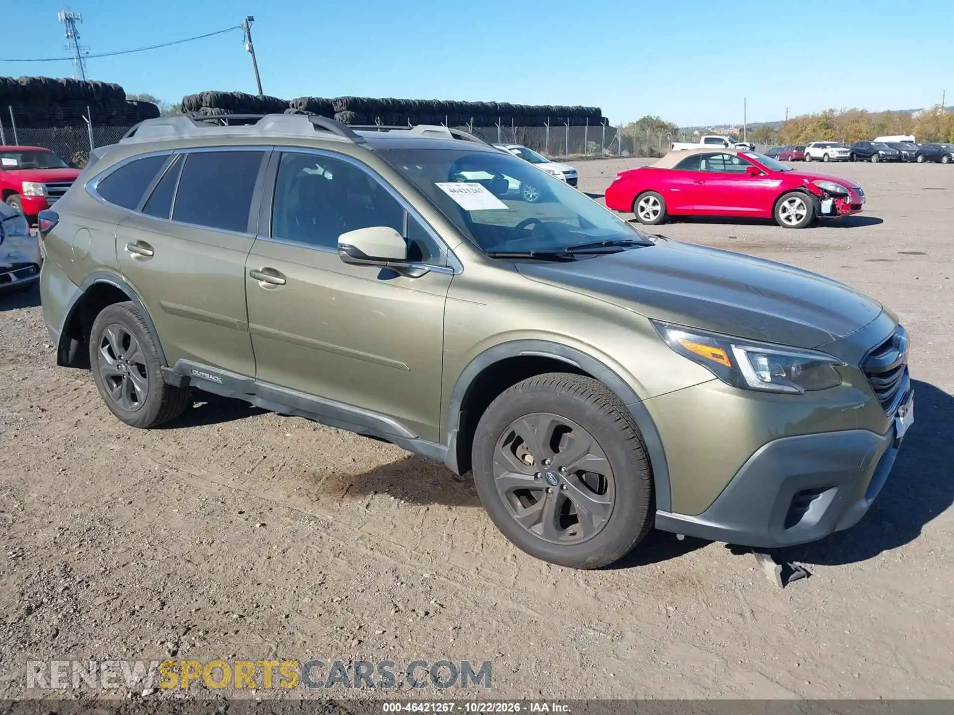 1 Photograph of a damaged car 4S4BTGLD1M3145555 SUBARU OUTBACK 2021