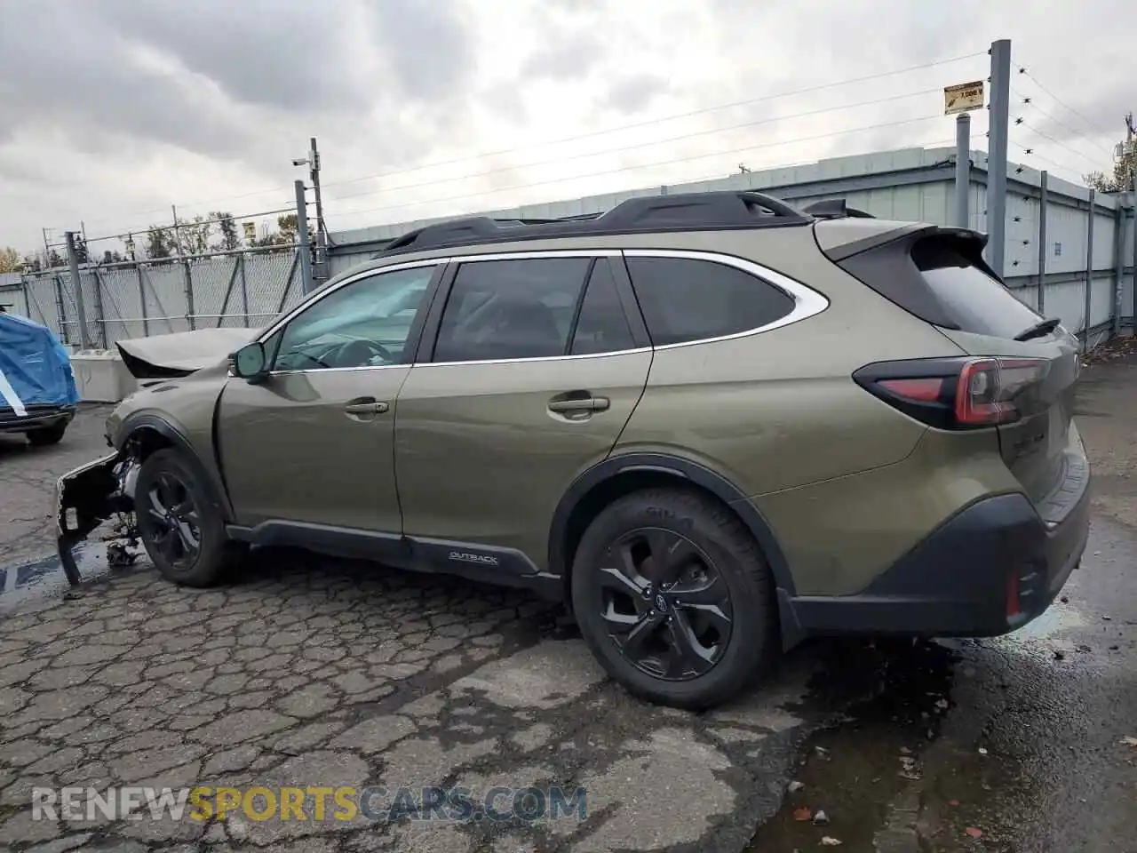 2 Фотография поврежденного автомобиля 4S4BTGLD2M3118333 SUBARU OUTBACK 2021