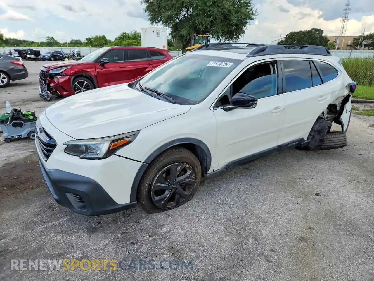 1 Photograph of a damaged car 4S4BTGLD3M3129602 SUBARU OUTBACK 2021