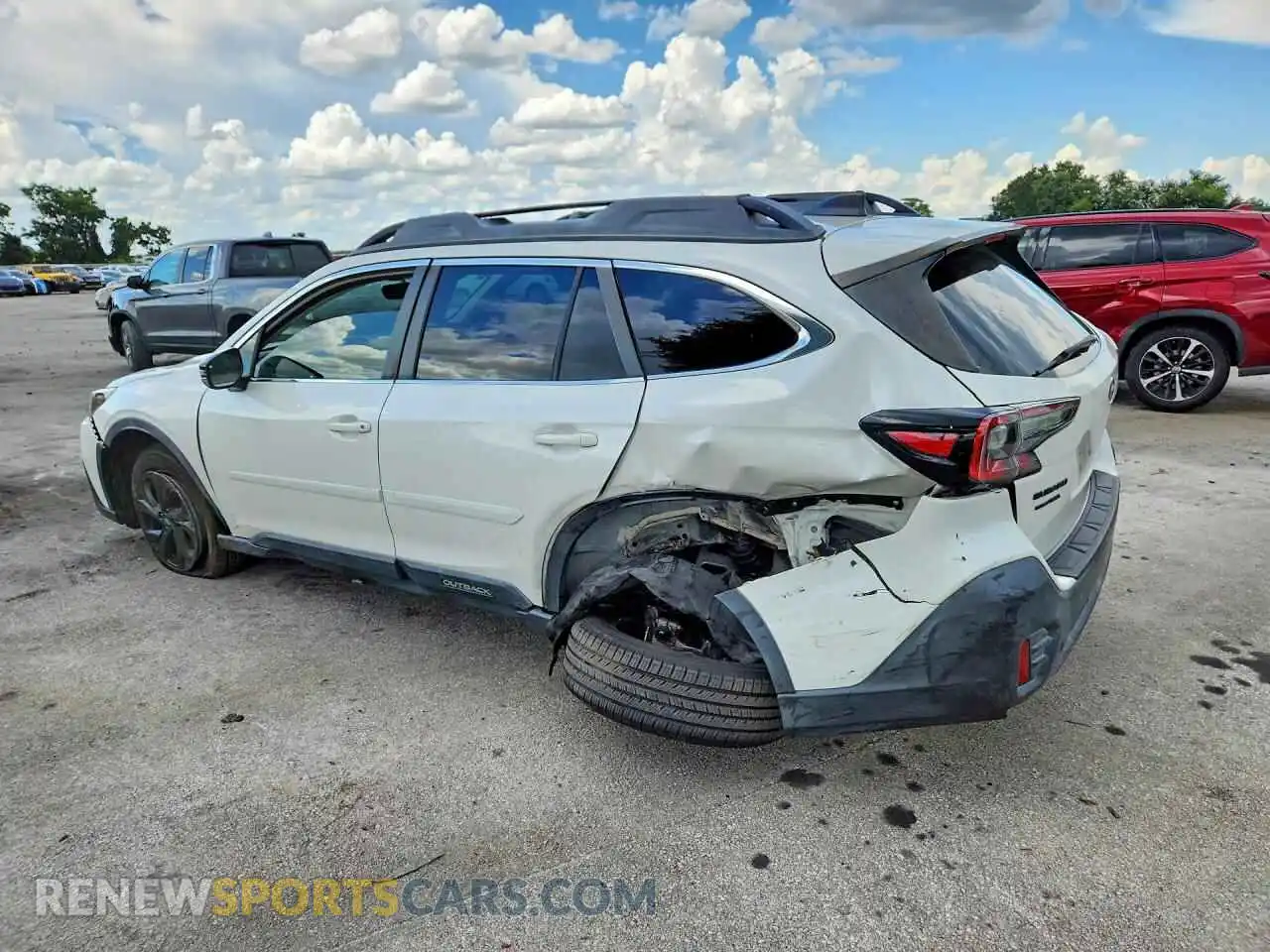 2 Photograph of a damaged car 4S4BTGLD3M3129602 SUBARU OUTBACK 2021