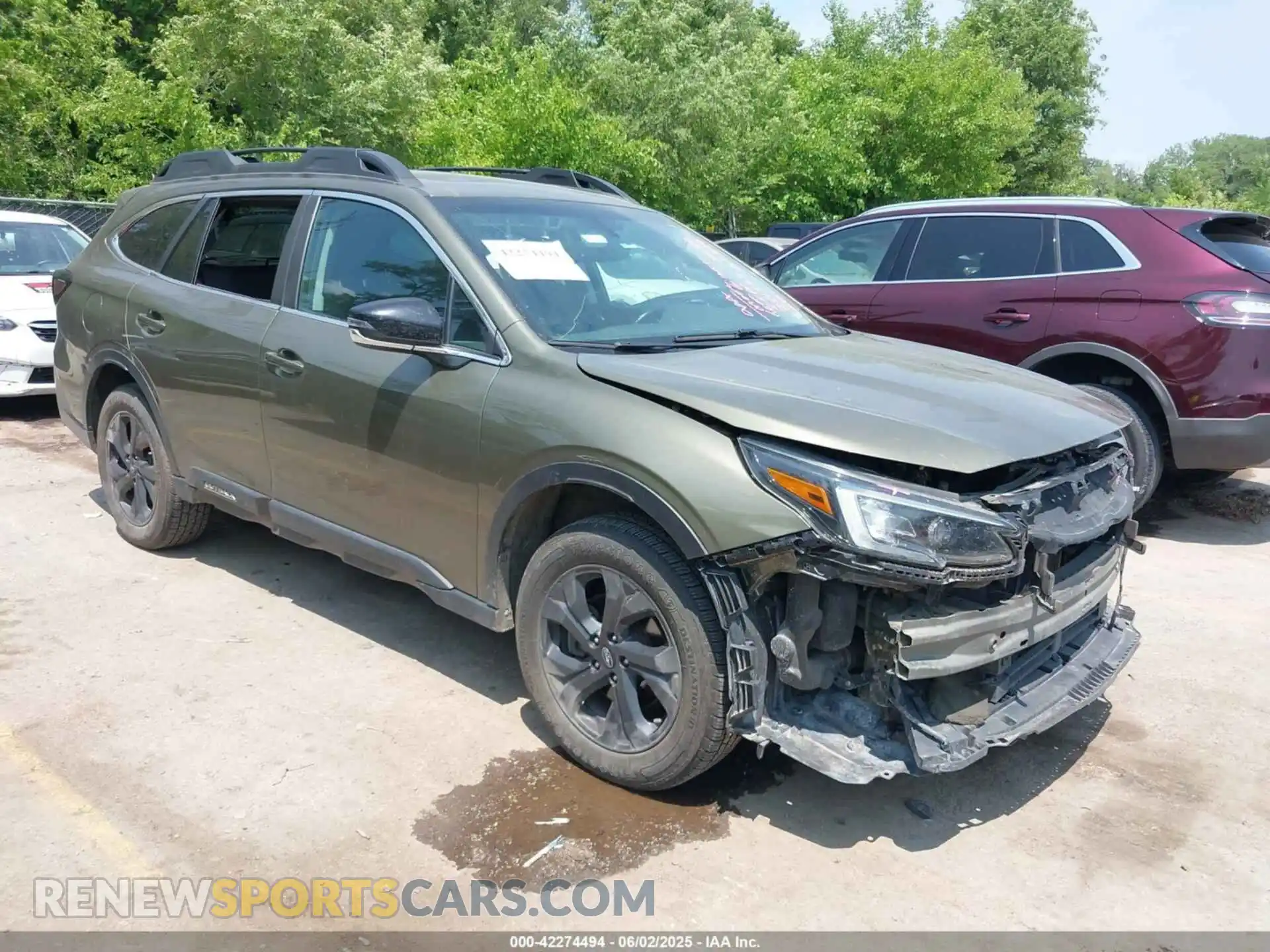 1 Photograph of a damaged car 4S4BTGLD3M3183594 SUBARU OUTBACK 2021