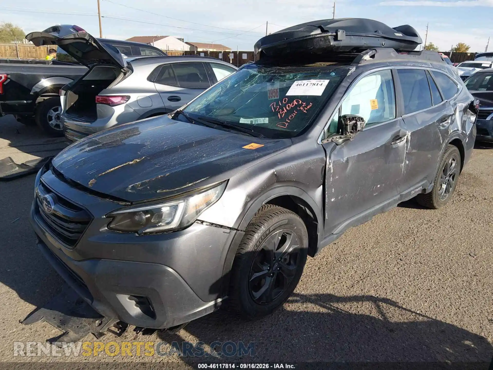 2 fotografías del automóvil dañado 4S4BTGLD5M3189185 SUBARU OUTBACK 2021