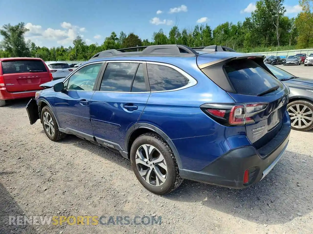 2 Photograph of a damaged car 4S4BTGND0M3134110 SUBARU OUTBACK 2021
