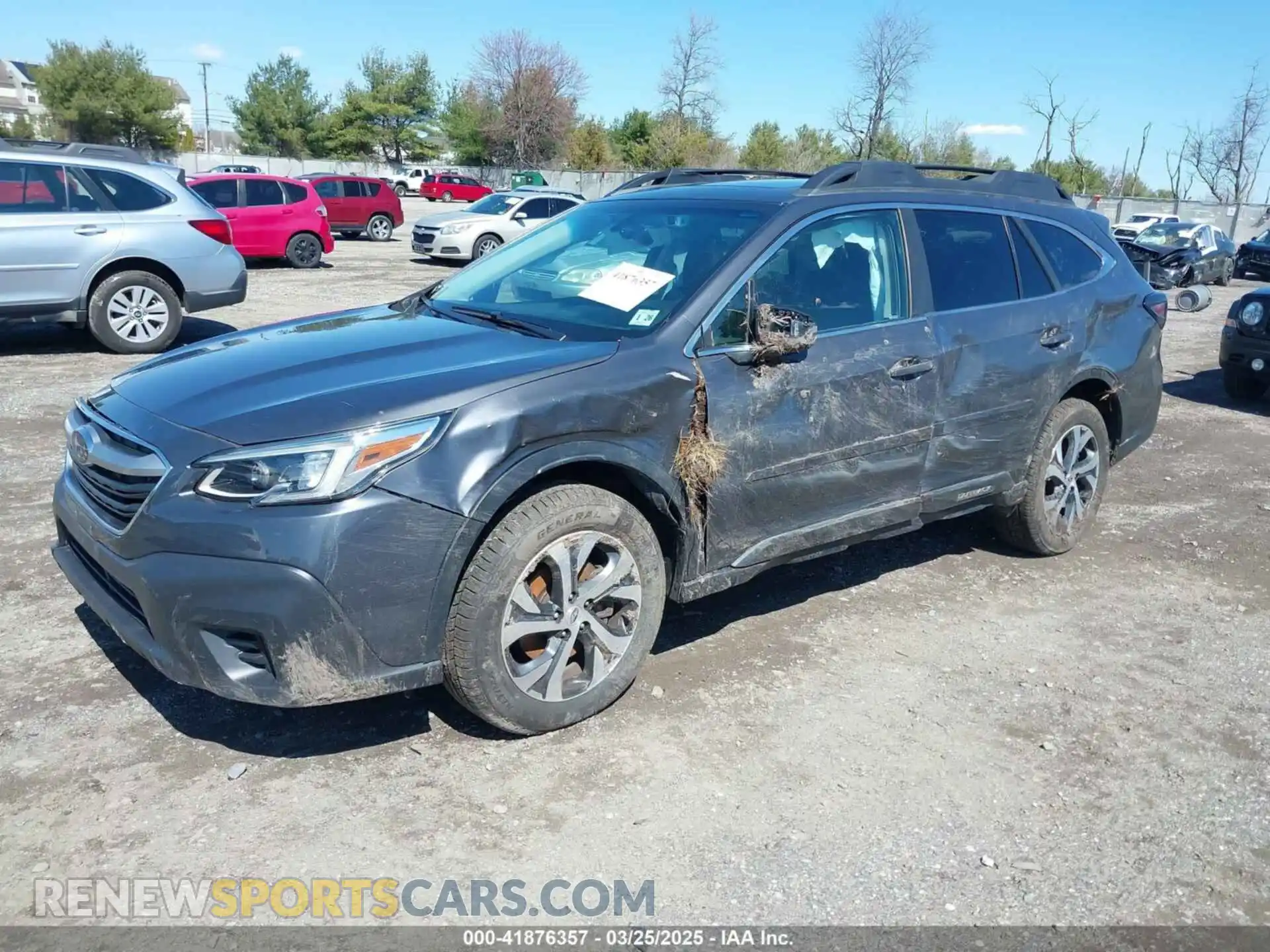 2 Photograph of a damaged car 4S4BTGND0M3153045 SUBARU OUTBACK 2021