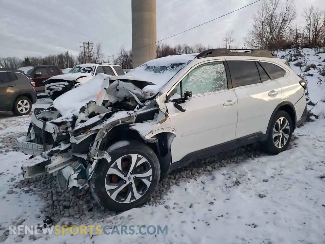 1 Photograph of a damaged car 4S4BTGND0M3158276 SUBARU OUTBACK 2021