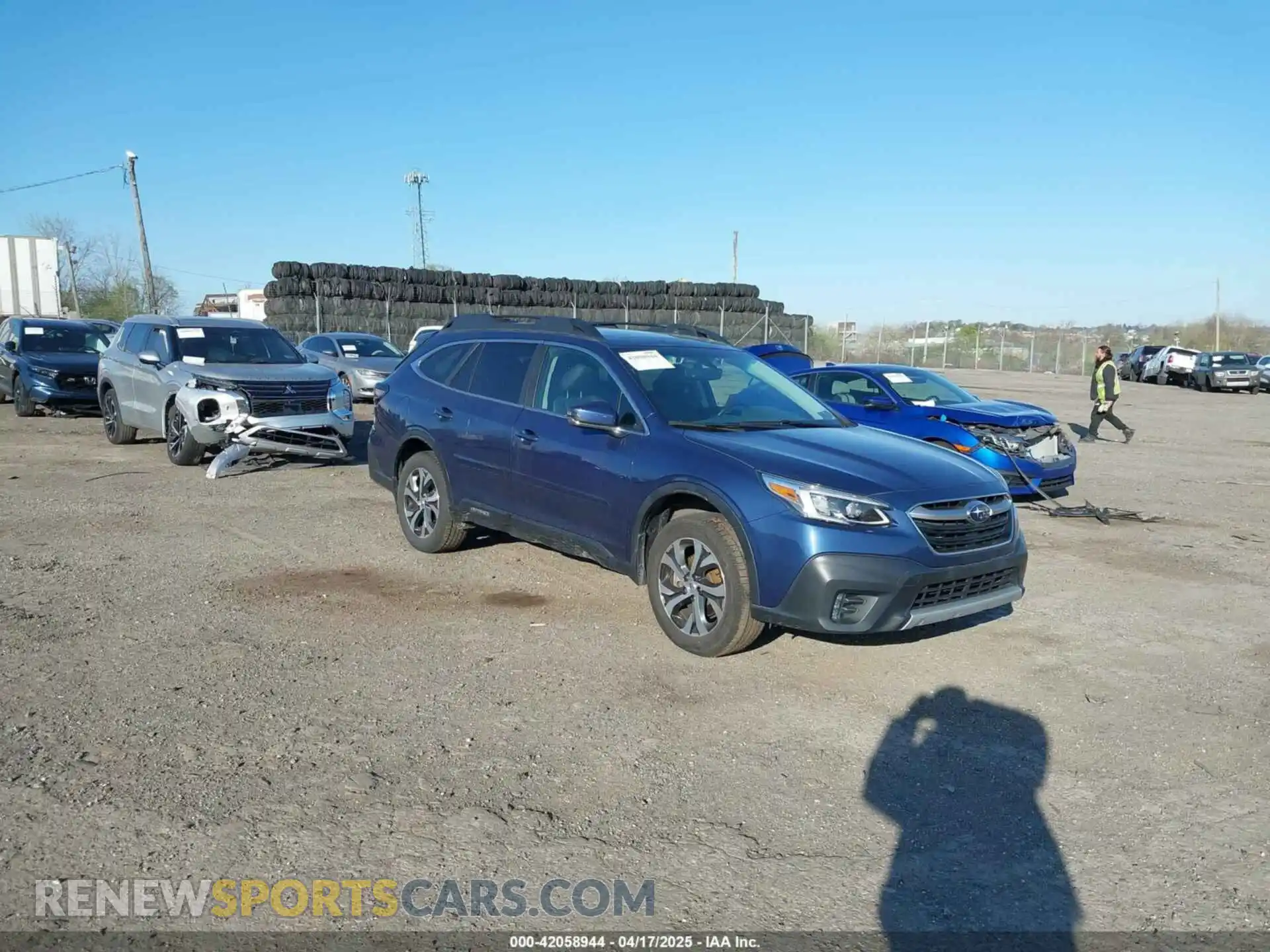 1 Photograph of a damaged car 4S4BTGND0M3170377 SUBARU OUTBACK 2021