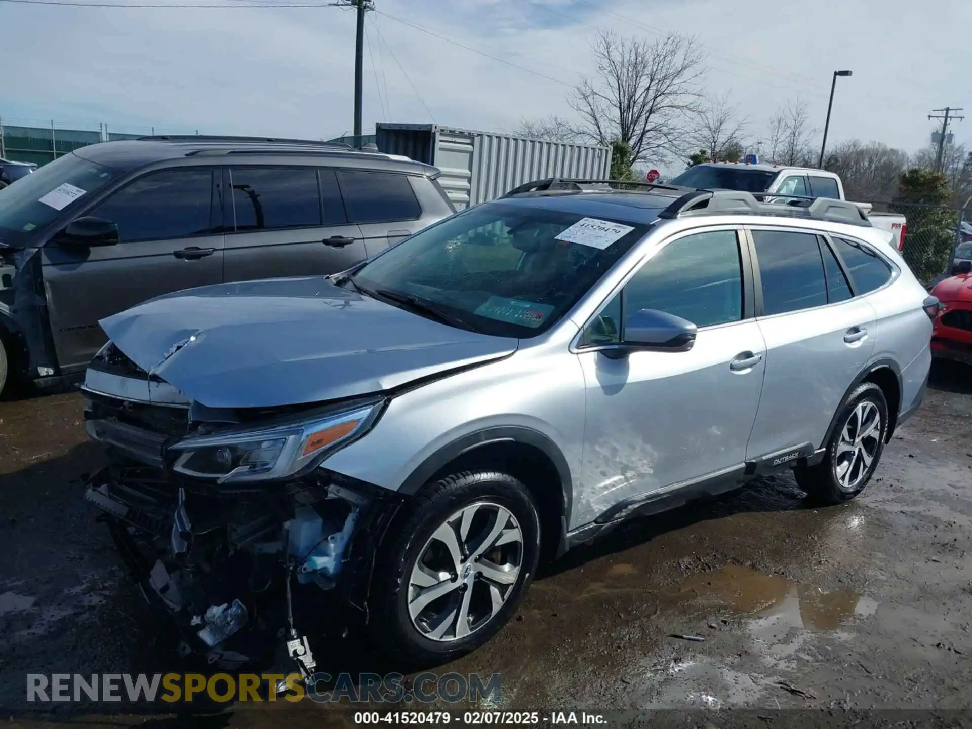 2 Photograph of a damaged car 4S4BTGND1M3119129 SUBARU OUTBACK 2021