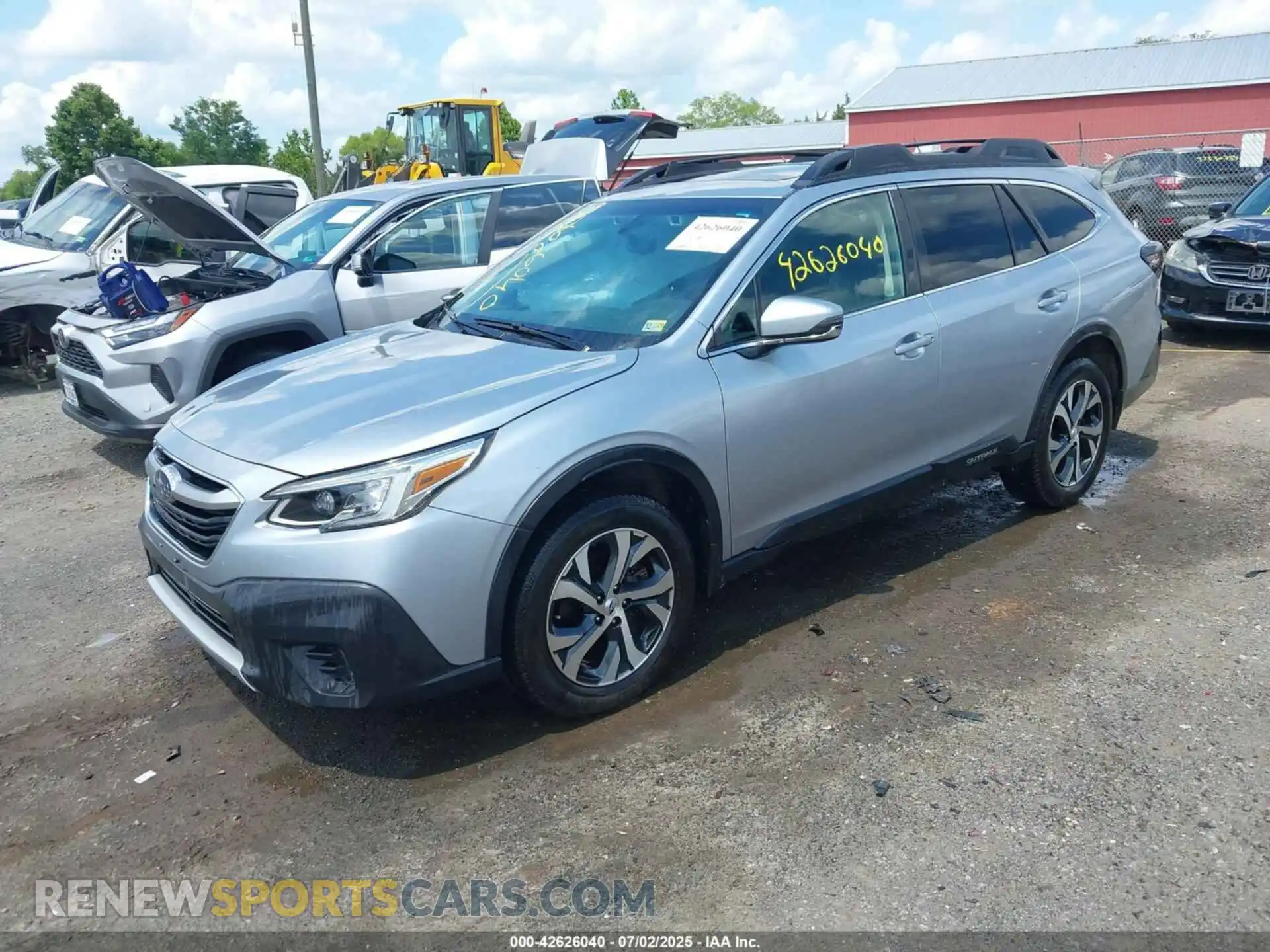 2 Photograph of a damaged car 4S4BTGND2M3145013 SUBARU OUTBACK 2021
