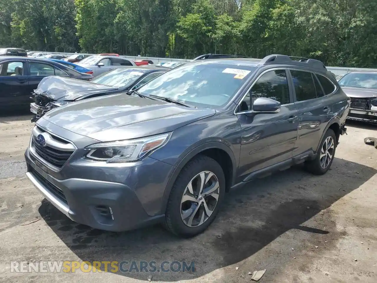 1 Photograph of a damaged car 4S4BTGND3M3197671 SUBARU OUTBACK 2021