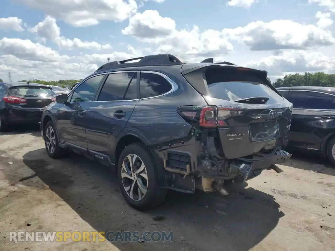 2 Photograph of a damaged car 4S4BTGND3M3197671 SUBARU OUTBACK 2021