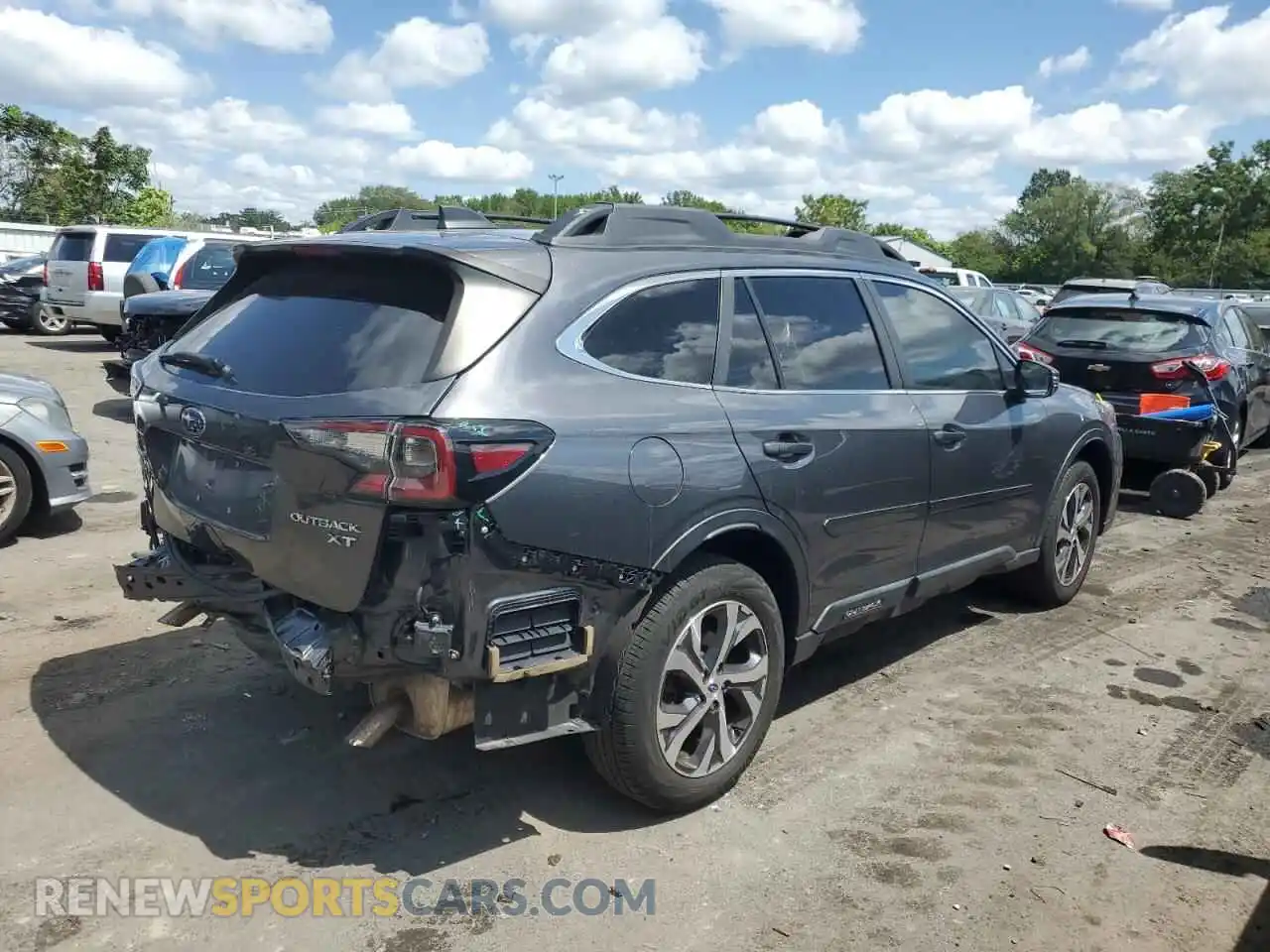 3 Photograph of a damaged car 4S4BTGND3M3197671 SUBARU OUTBACK 2021