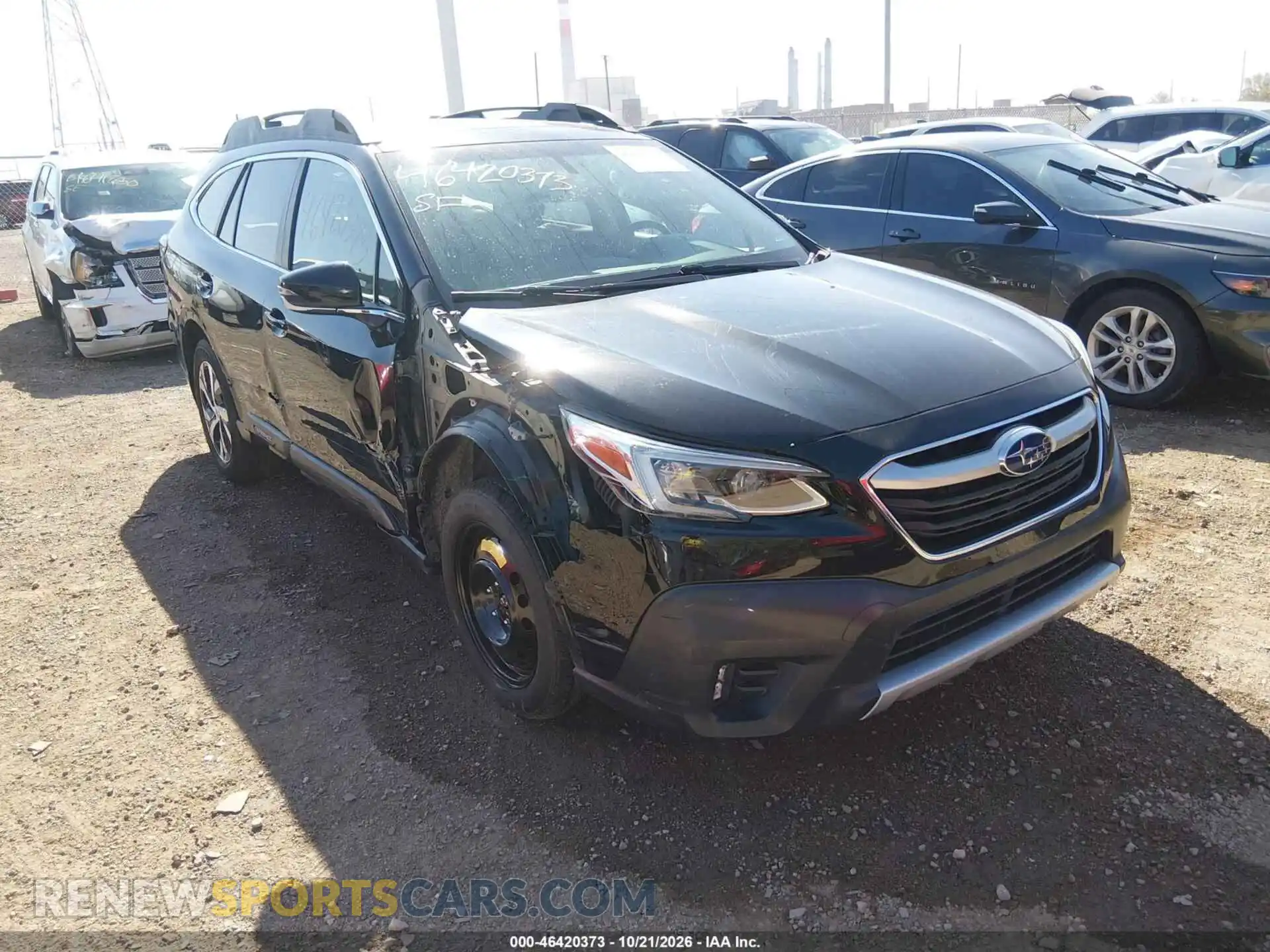 1 Photograph of a damaged car 4S4BTGND4M3112448 SUBARU OUTBACK 2021