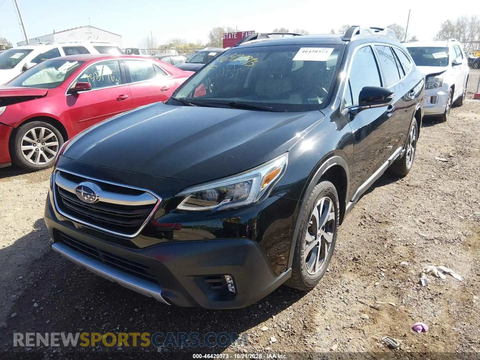 2 Photograph of a damaged car 4S4BTGND4M3112448 SUBARU OUTBACK 2021