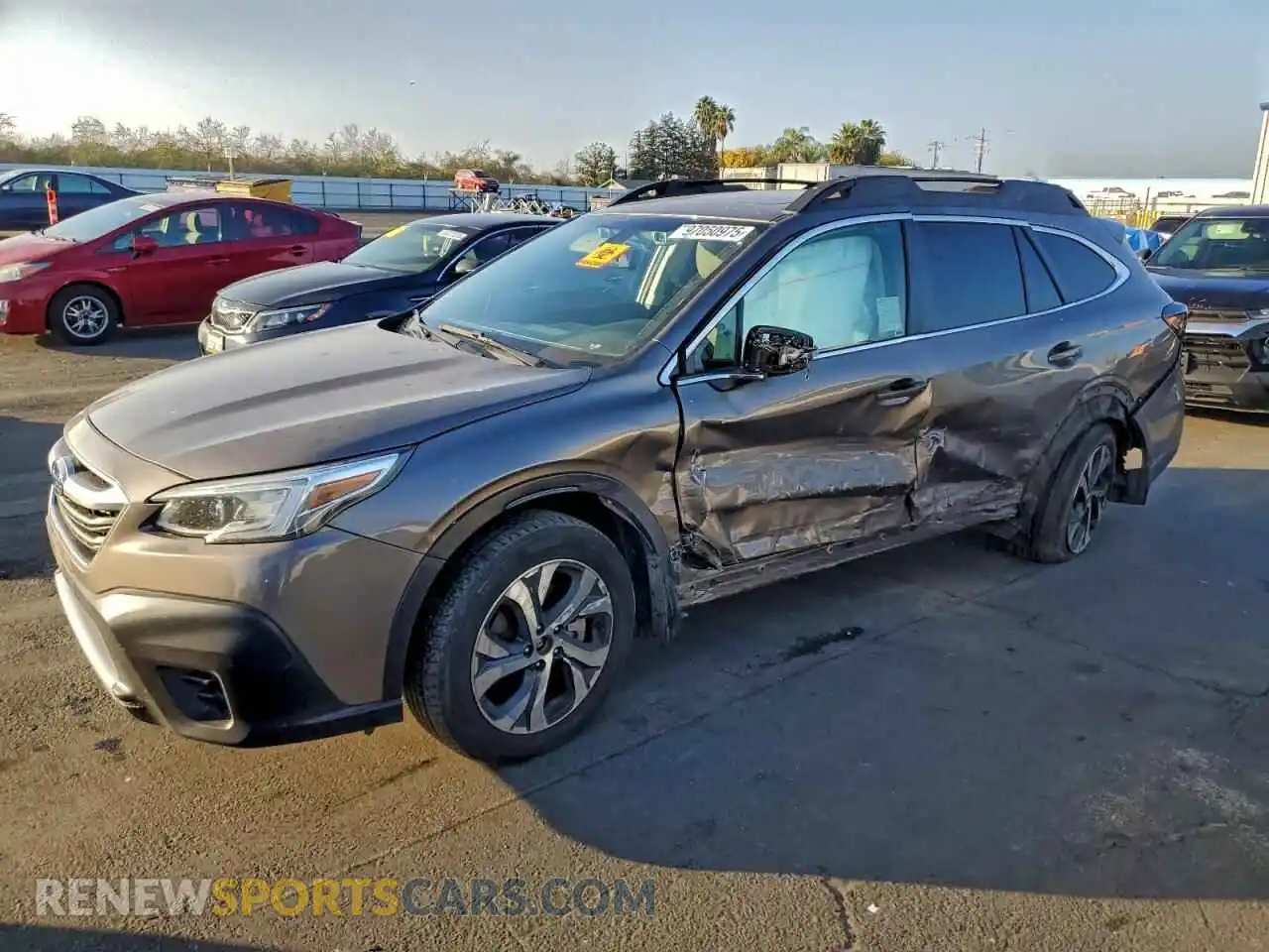 1 Photograph of a damaged car 4S4BTGND5M3130313 SUBARU OUTBACK 2021