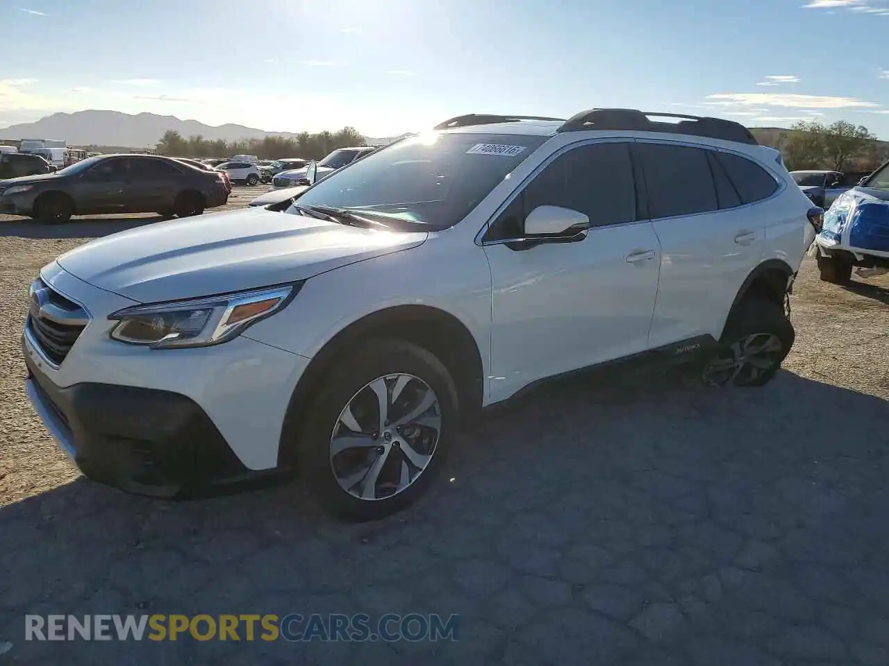 1 Photograph of a damaged car 4S4BTGND5M3152764 SUBARU OUTBACK 2021