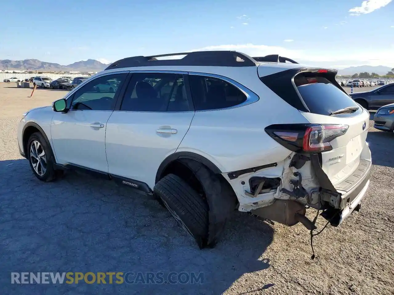 2 Photograph of a damaged car 4S4BTGND5M3152764 SUBARU OUTBACK 2021