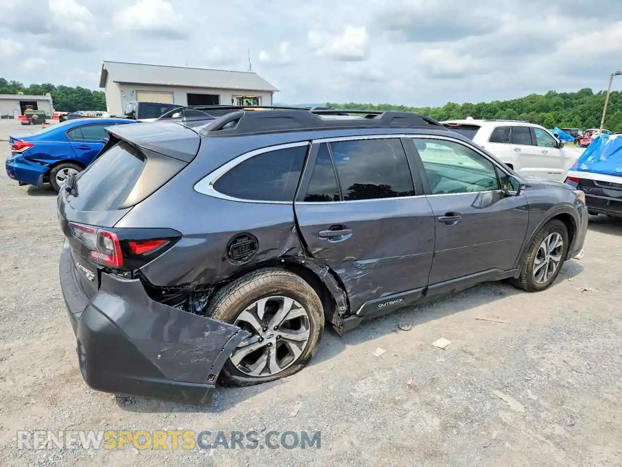 3 Фотография поврежденного автомобиля 4S4BTGND5M3157463 SUBARU OUTBACK 2021