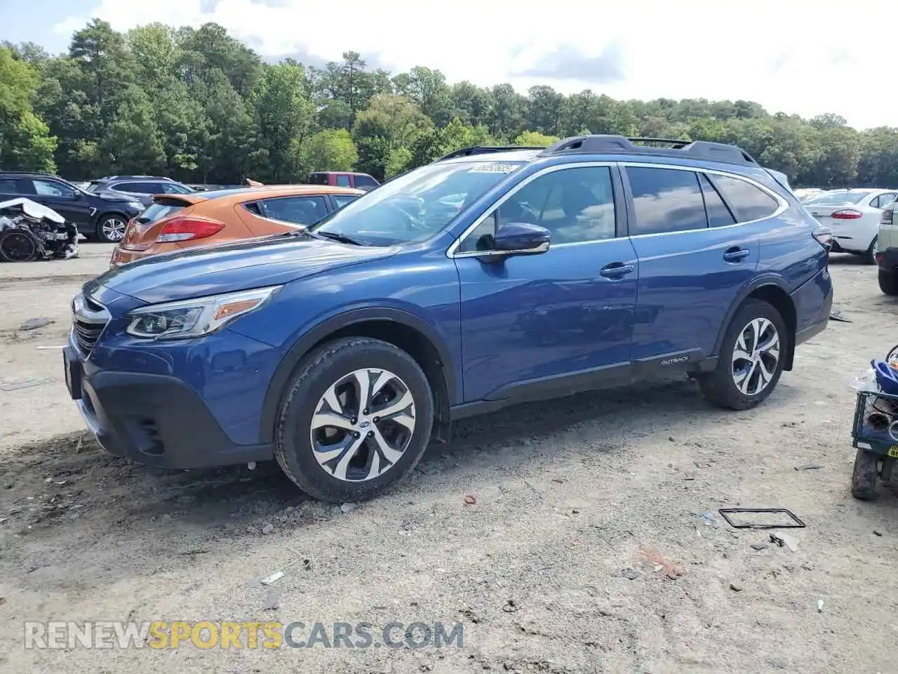 1 Photograph of a damaged car 4S4BTGND6M3116324 SUBARU OUTBACK 2021