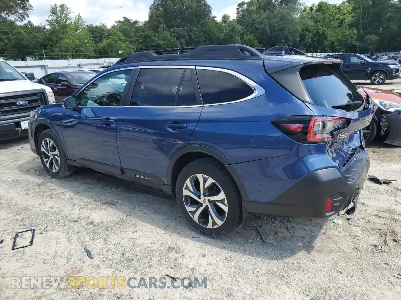 2 Photograph of a damaged car 4S4BTGND6M3116324 SUBARU OUTBACK 2021
