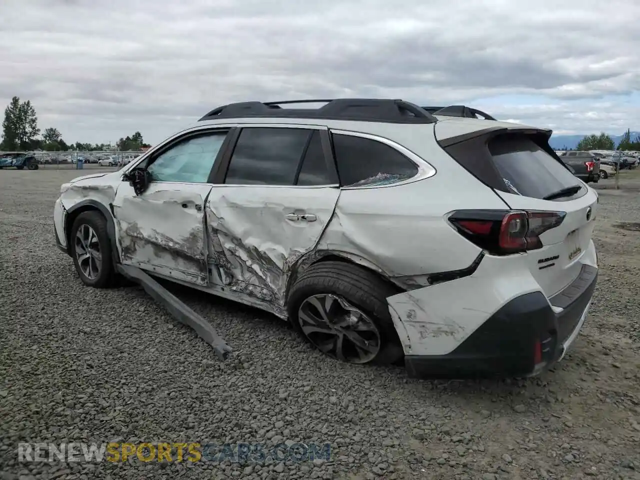 2 Photograph of a damaged car 4S4BTGND8M3162544 SUBARU OUTBACK 2021