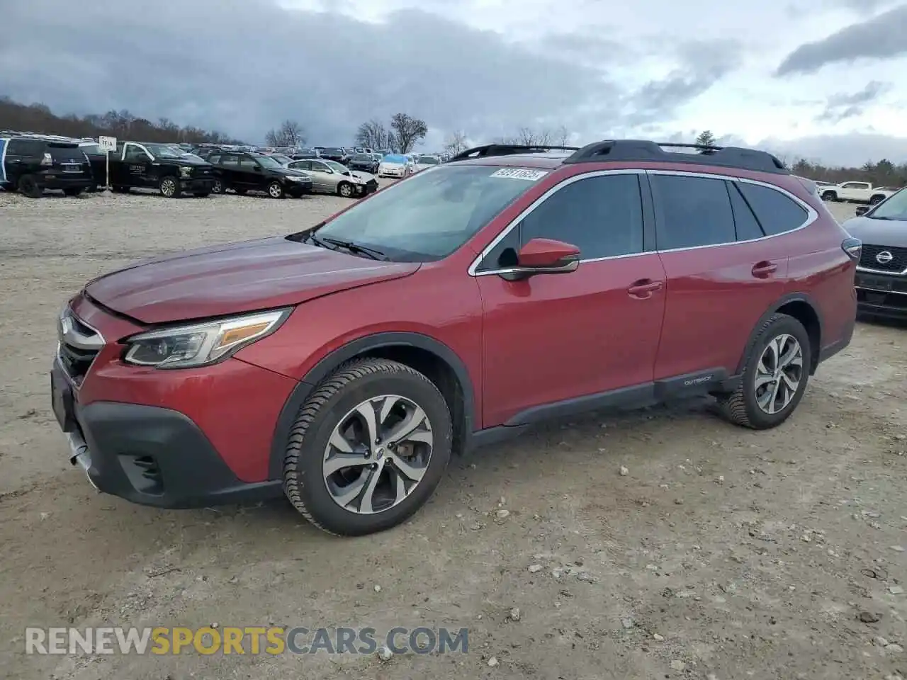1 Photograph of a damaged car 4S4BTGNDXM3115211 SUBARU OUTBACK 2021