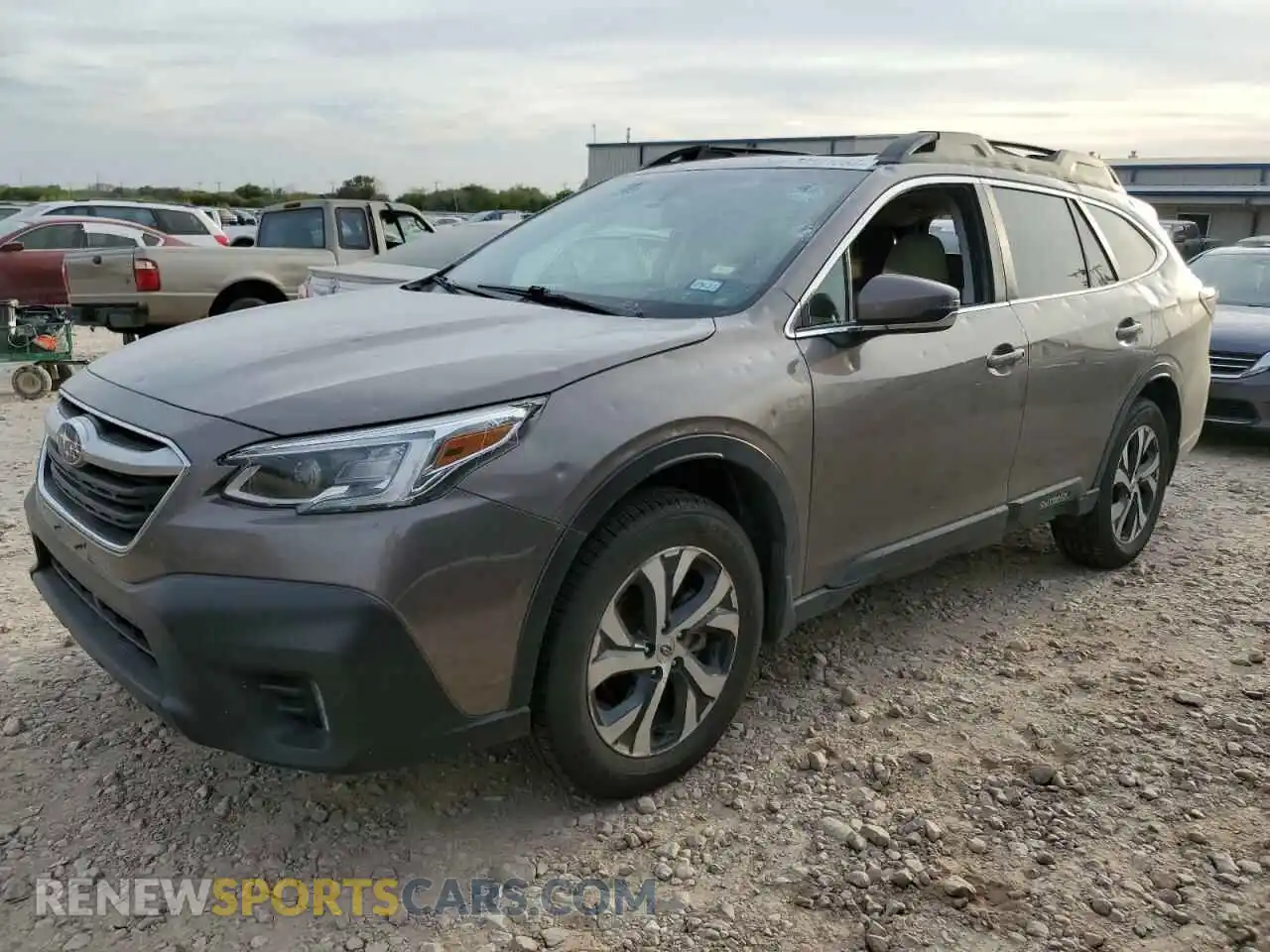 1 Photograph of a damaged car 4S4BTGNDXM3140464 SUBARU OUTBACK 2021