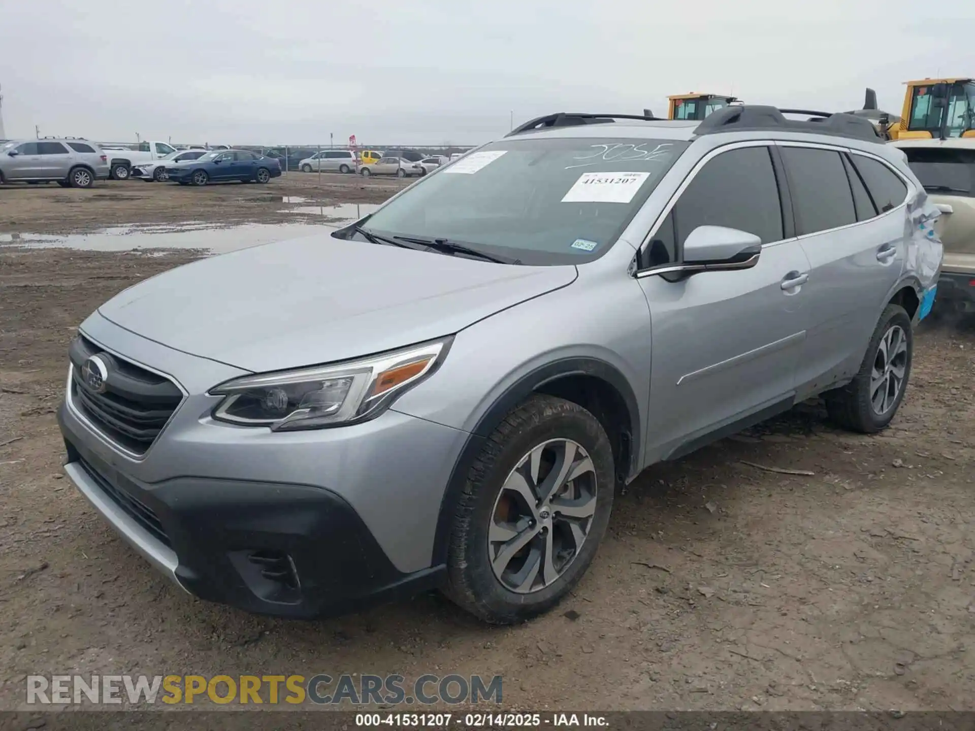 2 Photograph of a damaged car 4S4BTGNDXM3144739 SUBARU OUTBACK 2021