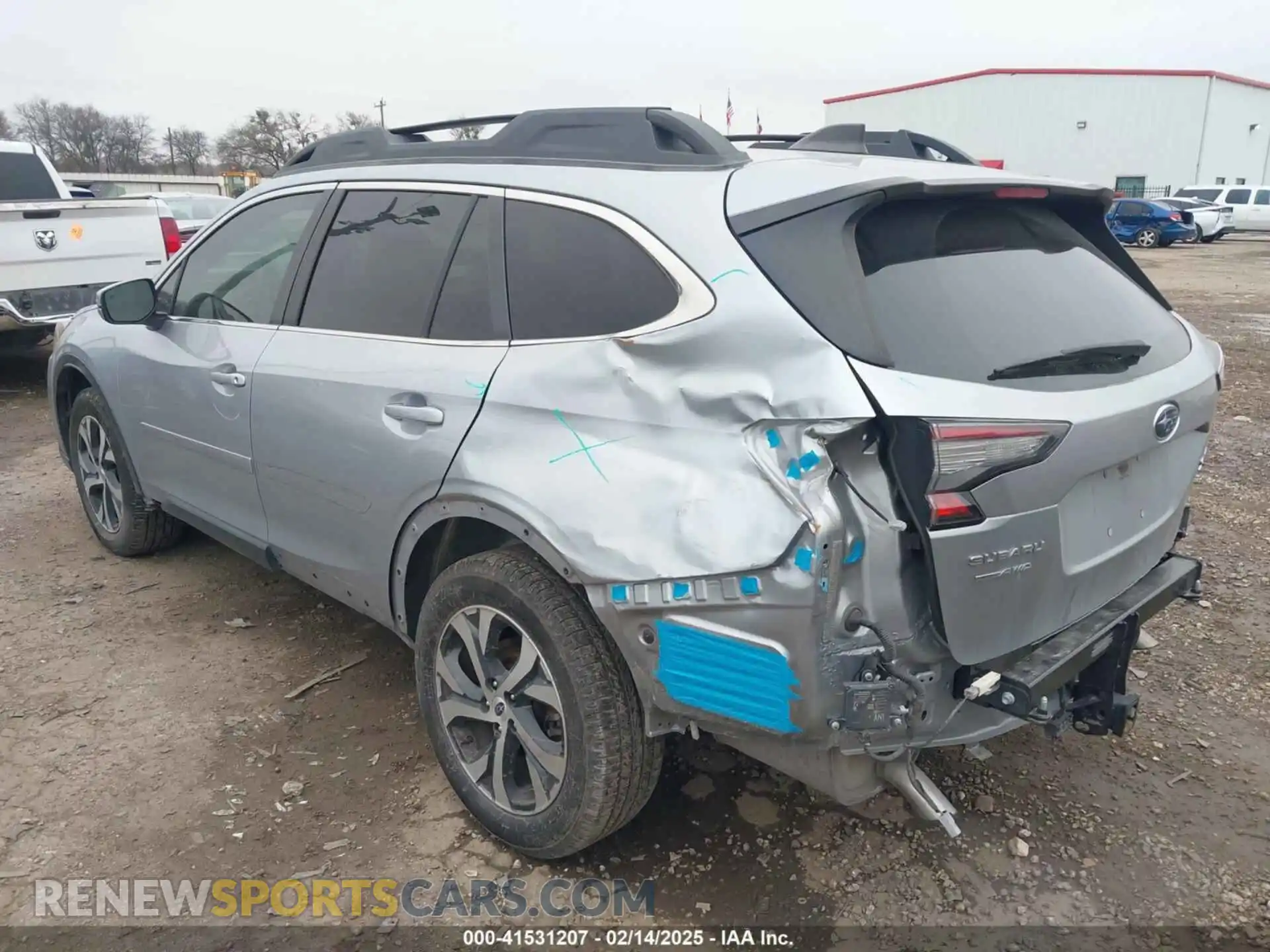 3 Photograph of a damaged car 4S4BTGNDXM3144739 SUBARU OUTBACK 2021