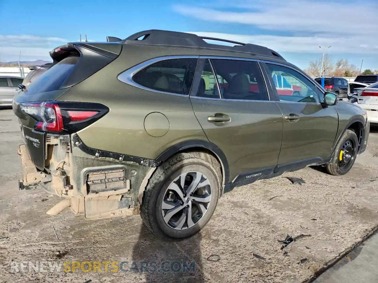 3 Photograph of a damaged car 4S4BTGNDXM3166899 SUBARU OUTBACK 2021