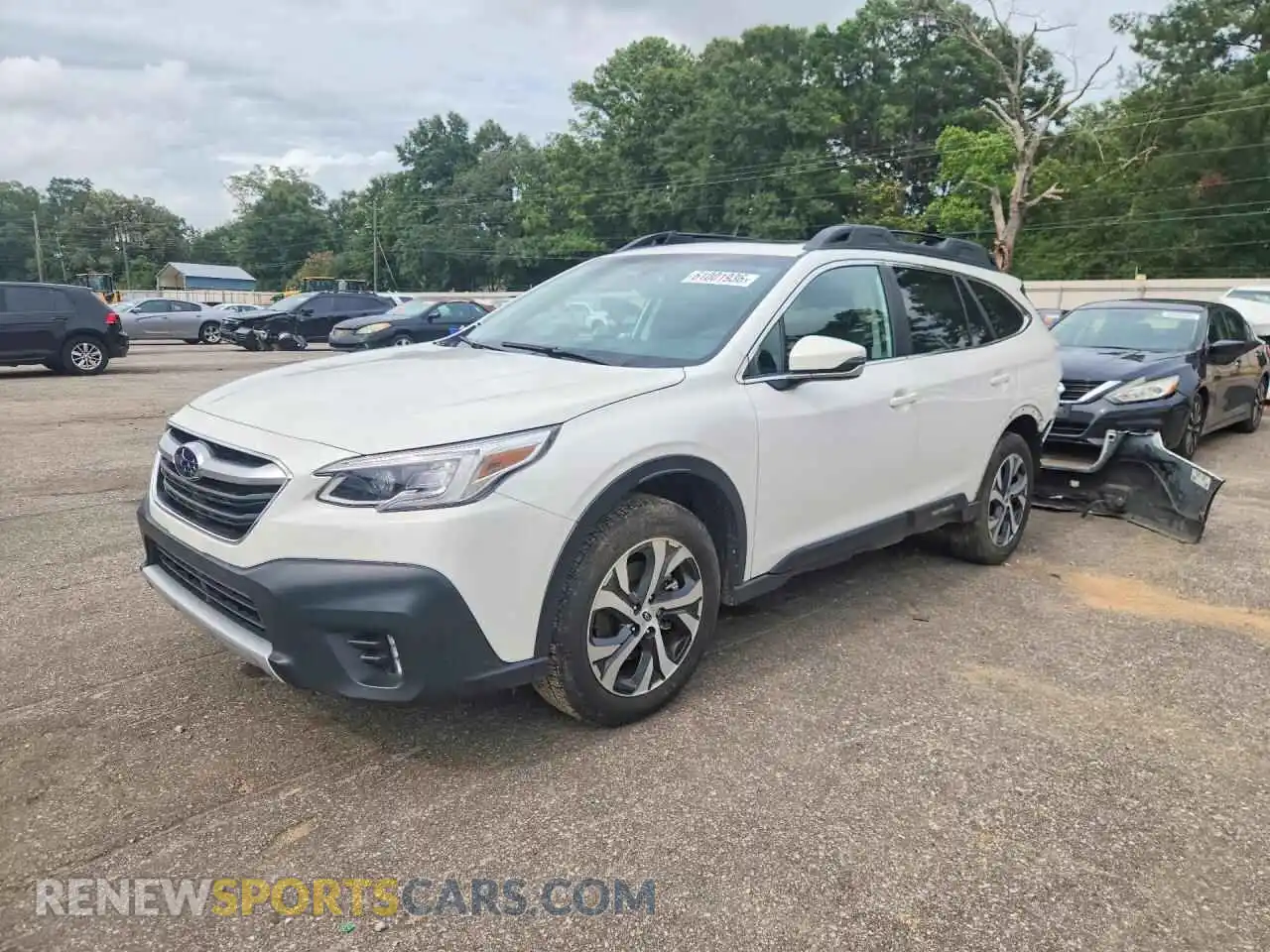 1 Photograph of a damaged car 4S4BTGNDXM3217253 SUBARU OUTBACK 2021