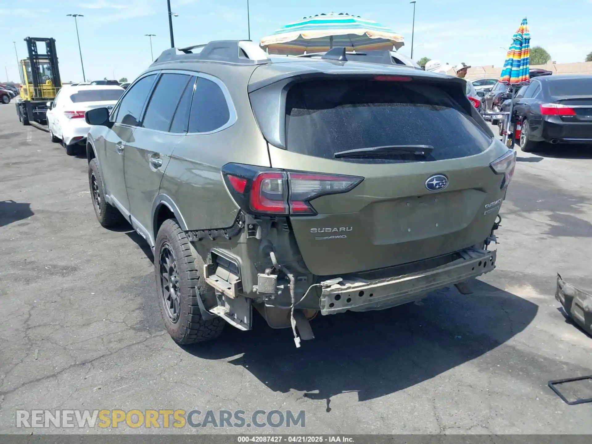 3 Photograph of a damaged car 4S4BTGPD0M3108667 SUBARU OUTBACK 2021