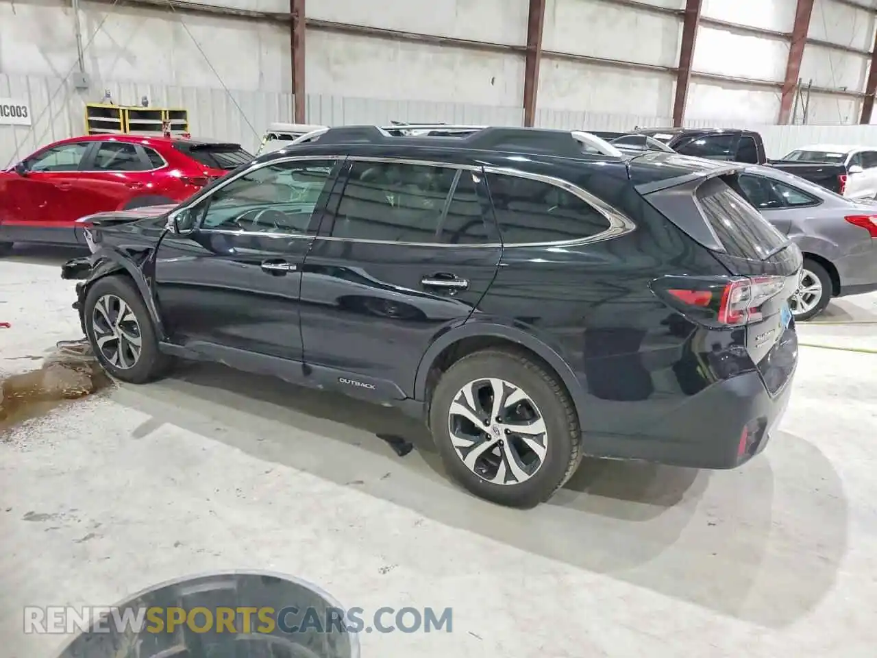 2 fotografías del automóvil dañado 4S4BTGPD3M3170273 SUBARU OUTBACK 2021