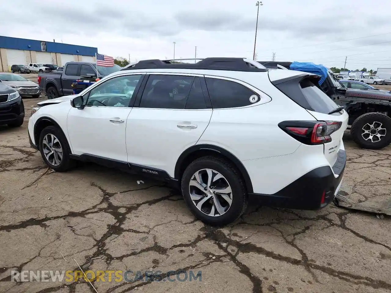 2 Фотография поврежденного автомобиля 4S4BTGPD4M3154812 SUBARU OUTBACK 2021