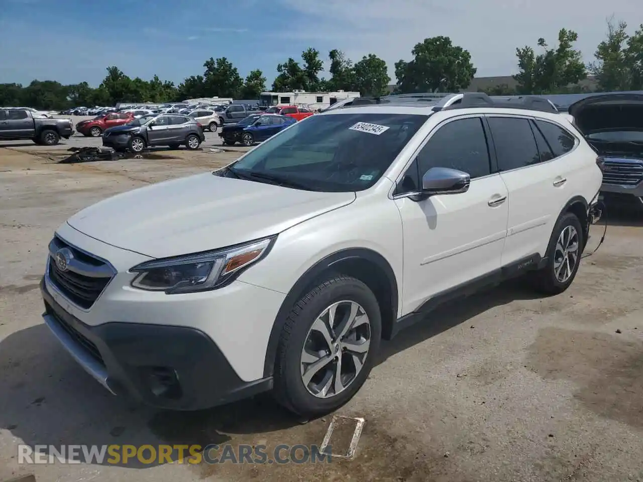 1 Photograph of a damaged car 4S4BTGPD4M3161954 SUBARU OUTBACK 2021