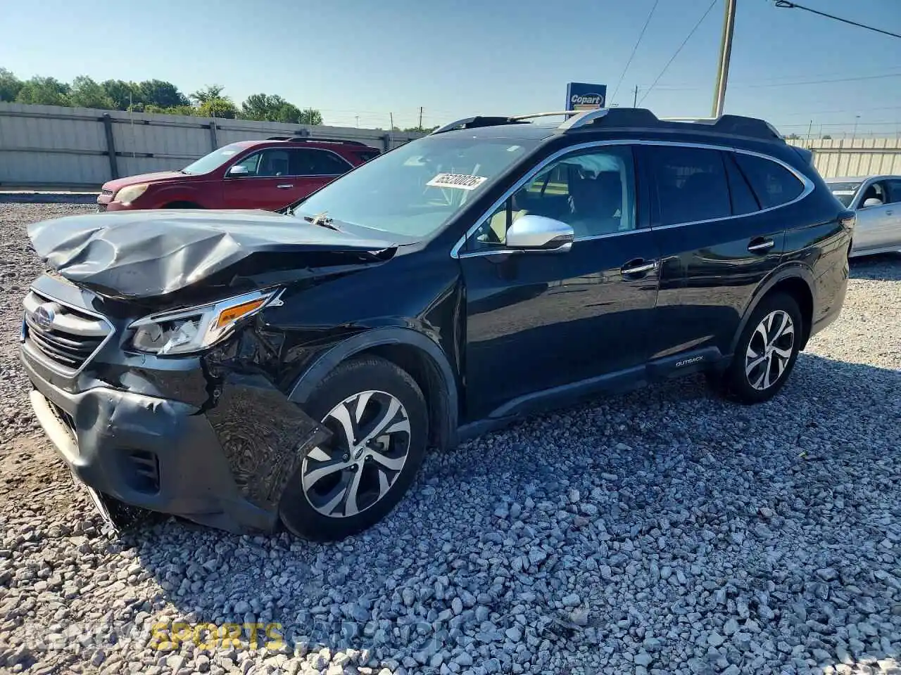 1 Photograph of a damaged car 4S4BTGPD4M3183761 SUBARU OUTBACK 2021