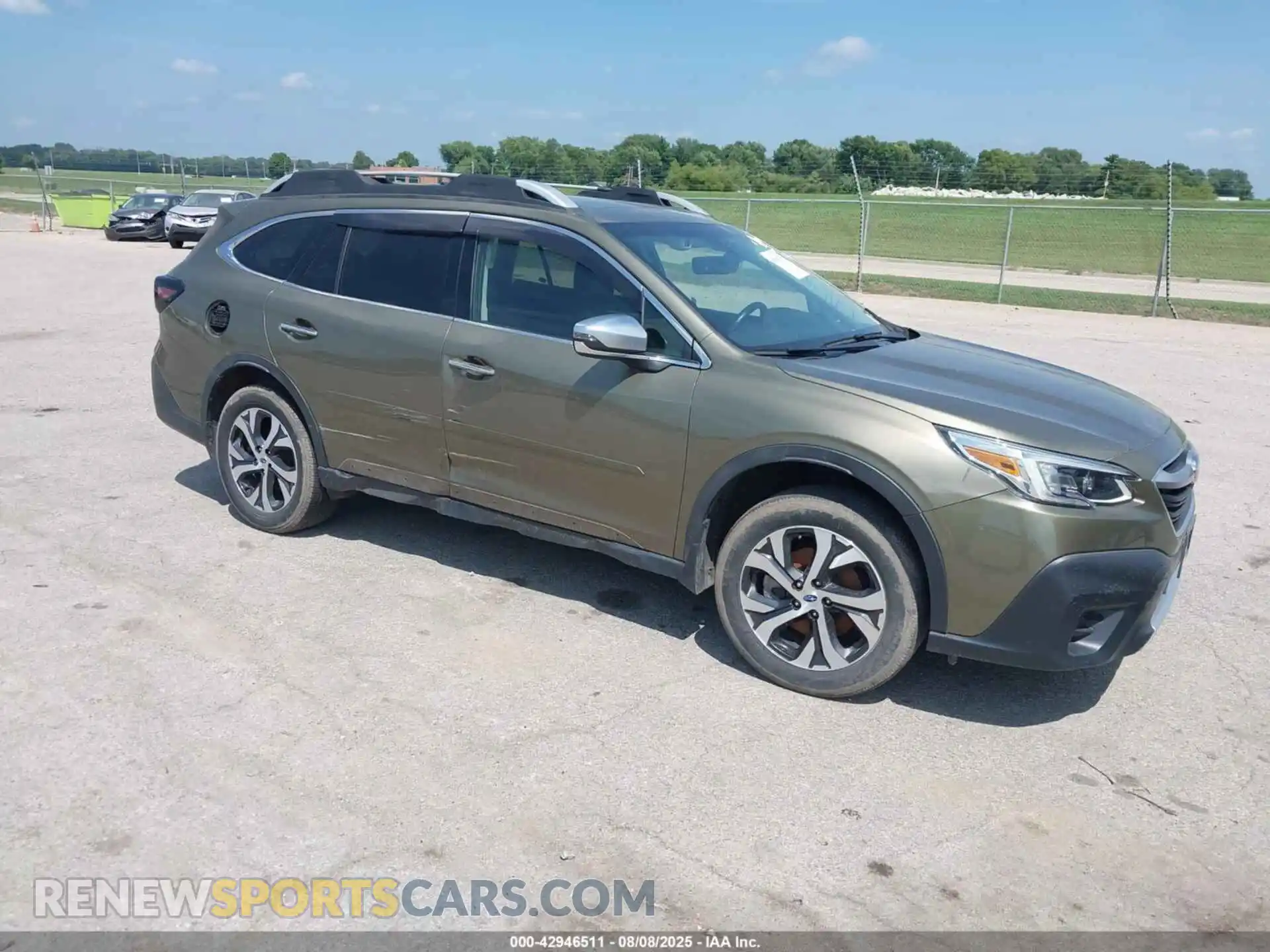 1 Photograph of a damaged car 4S4BTGPD5M3104078 SUBARU OUTBACK 2021