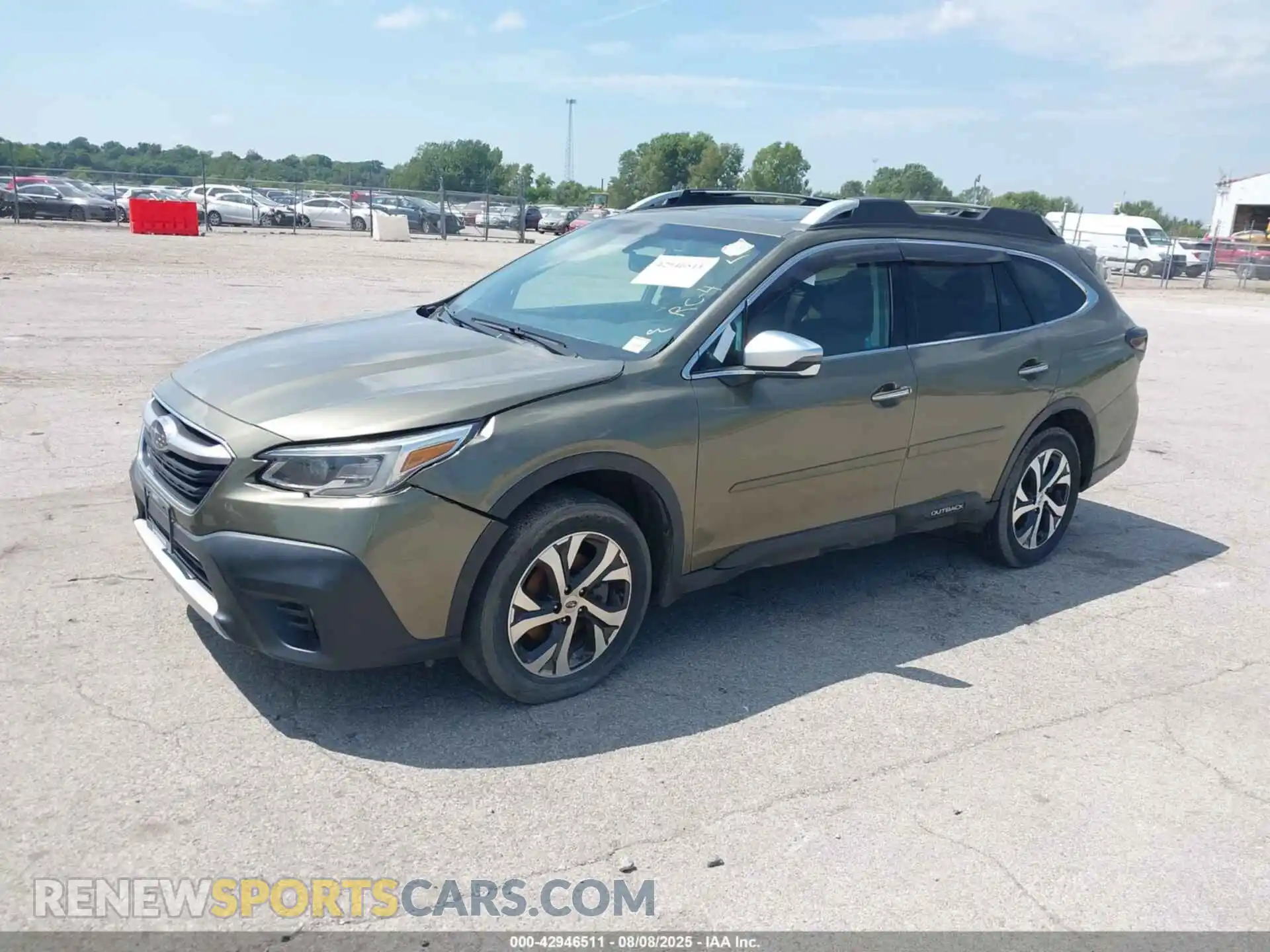 2 Photograph of a damaged car 4S4BTGPD5M3104078 SUBARU OUTBACK 2021
