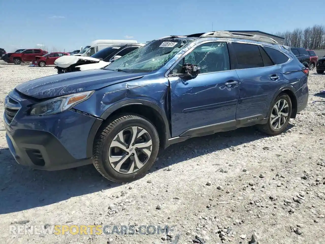 1 Photograph of a damaged car 4S4BTGPD5M3108812 SUBARU OUTBACK 2021