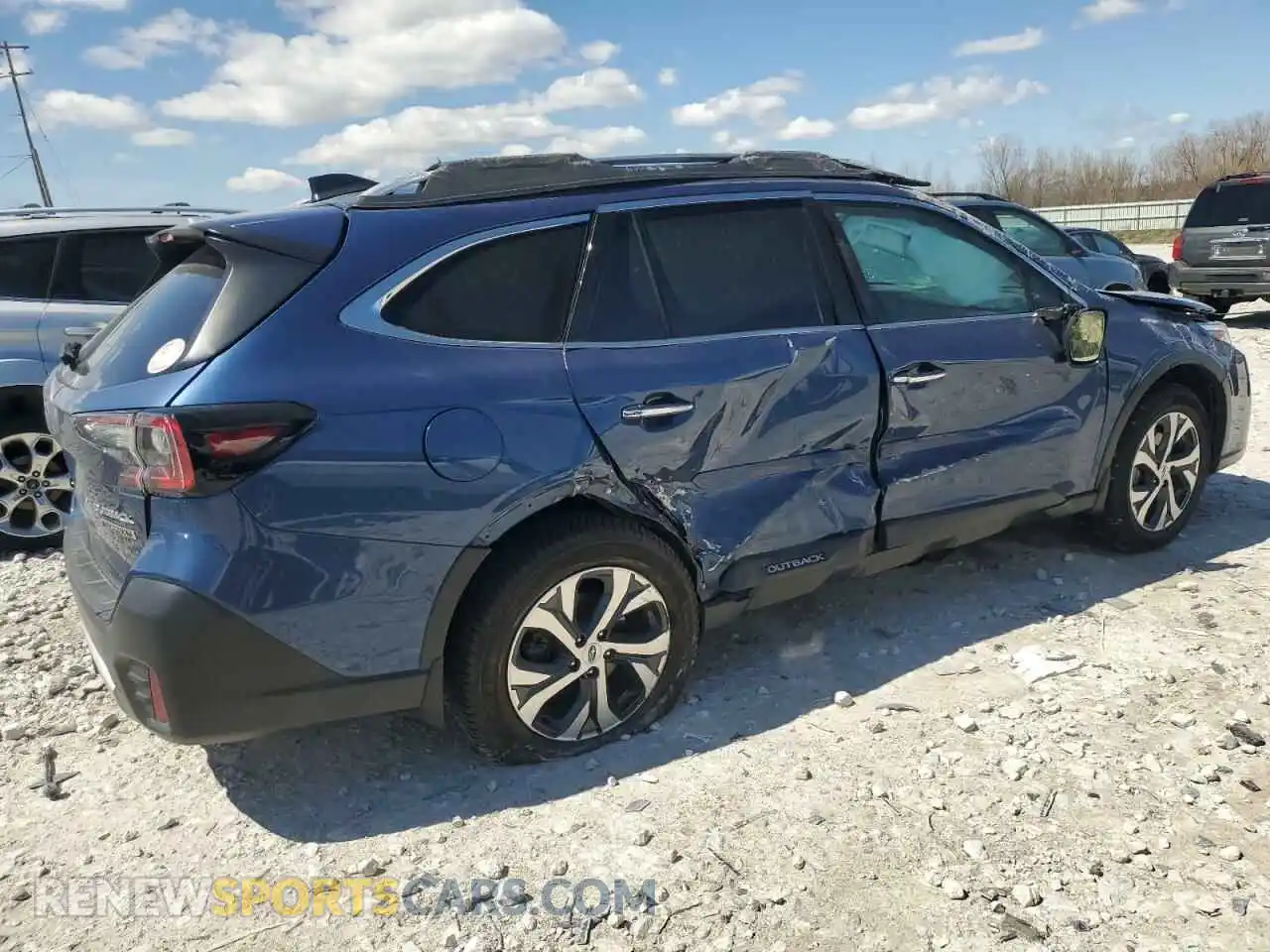 3 Photograph of a damaged car 4S4BTGPD5M3108812 SUBARU OUTBACK 2021